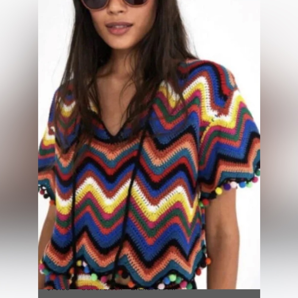 FARM Rio Multicolor Chevron Sweater - Picture 12 of 12